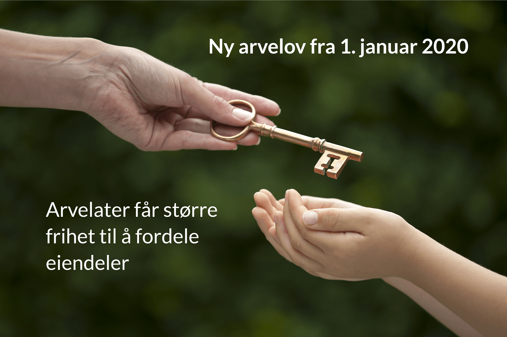 Ny Arvelov Like Rundt Hjørnet